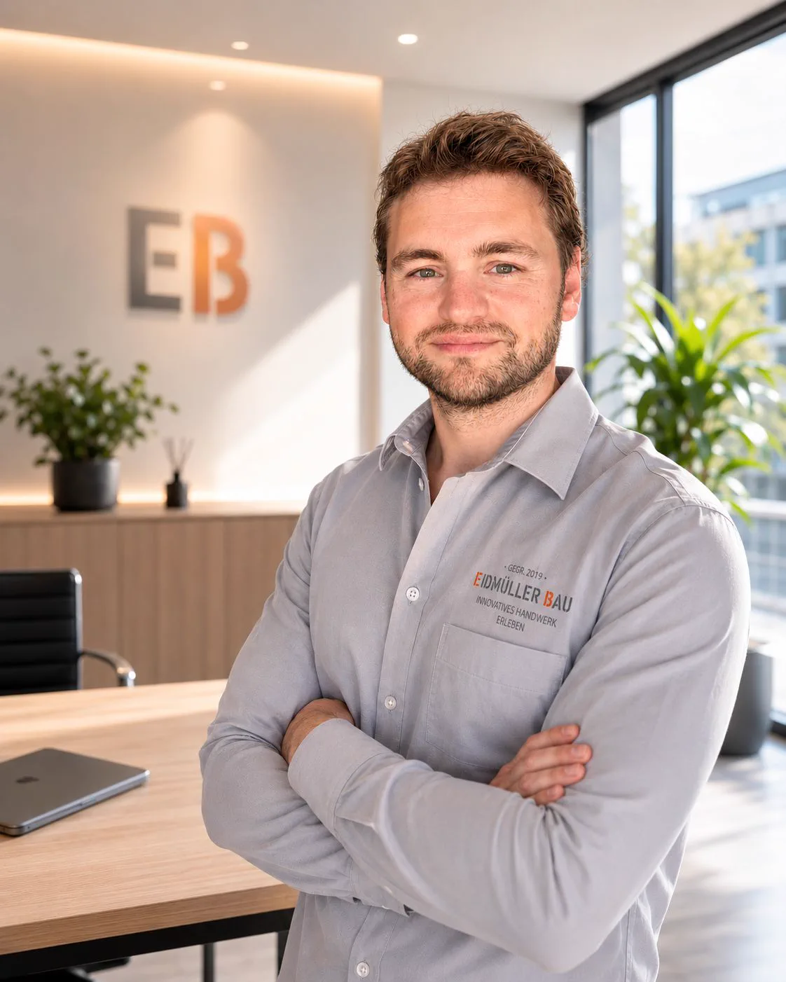 Ewald Eidmüller, Geschäftsführer von Eidmüller Bau