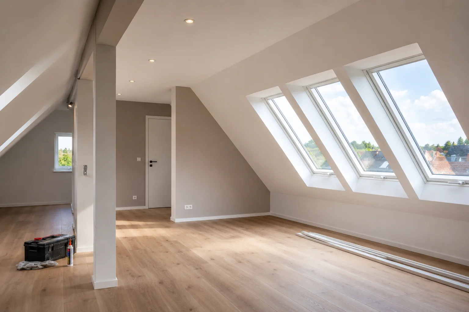 Dachgeschossausbau mit neuem Wohnbereich in Herborn