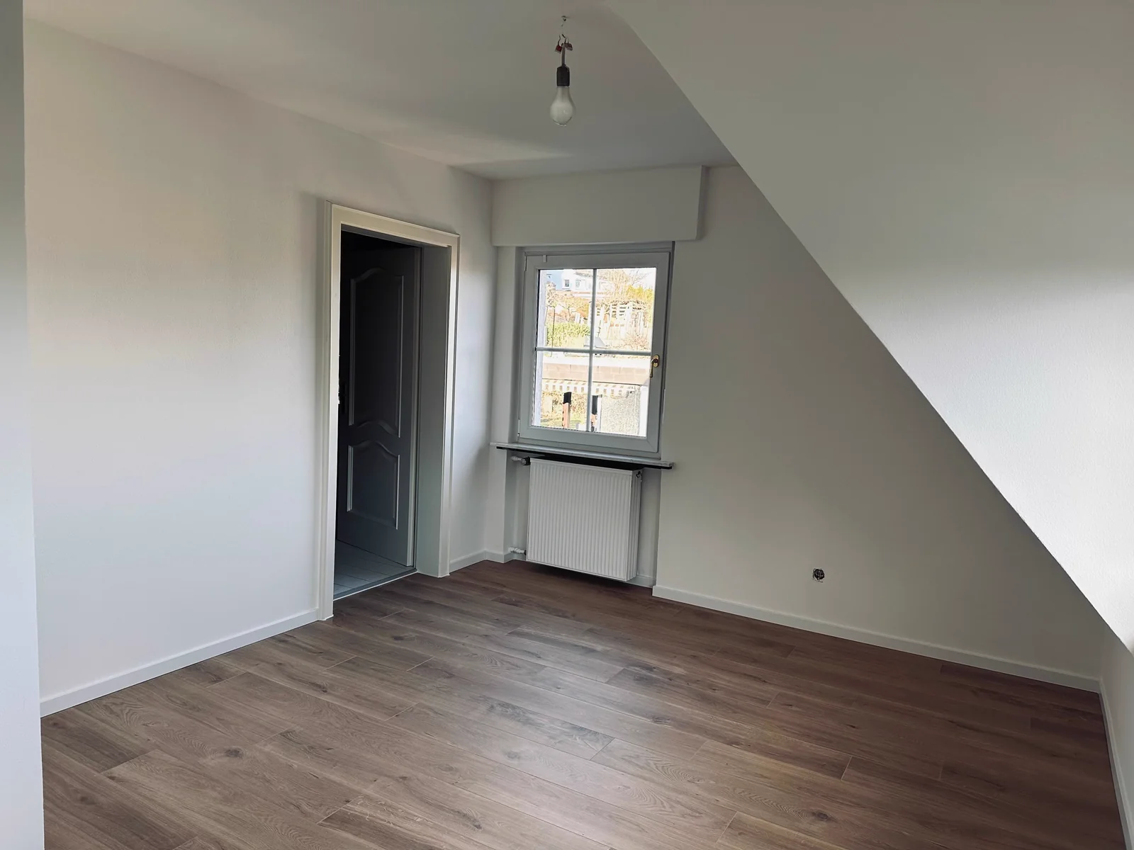 Ausgebautes Dachgeschoss als fertiger Wohnraum